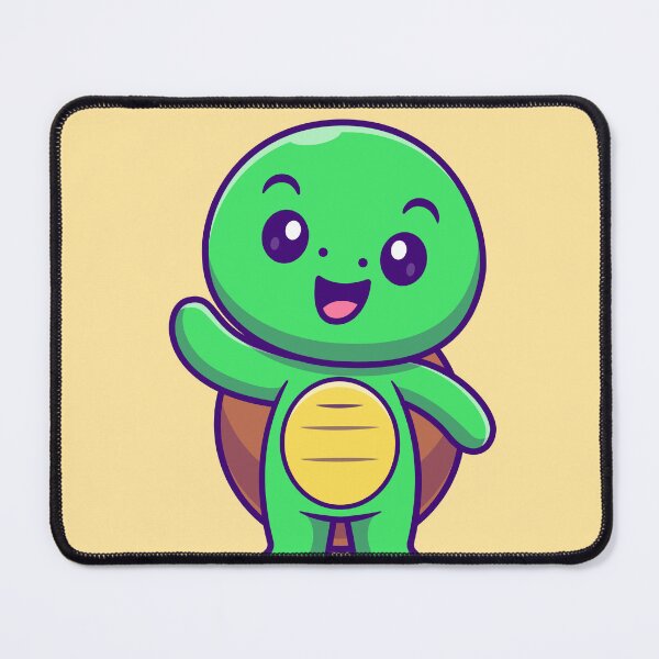Item preview, Friendly Wave: Cute Turtle Cartoon designed and sold by hjian8219.