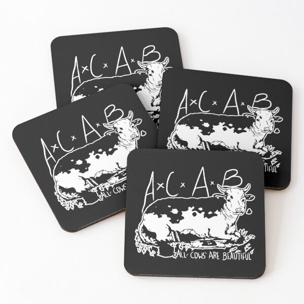 Item preview, ALL COWS ARE BEAUTIFUL ACAB 1312 PUNK VEGAN designed and sold by remerasmachete.
