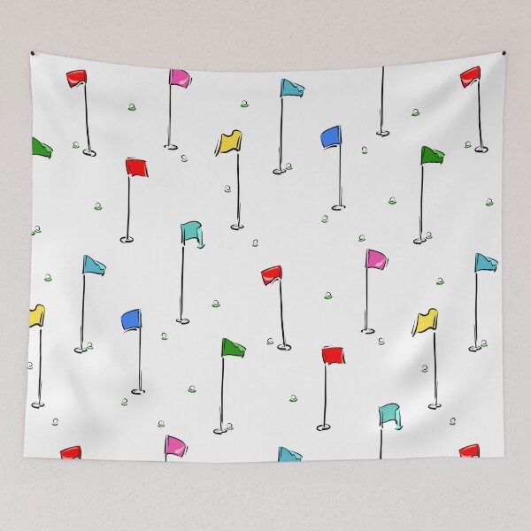 Item preview, Golf Puttin’ on the Green | White + Multi designed and sold by L Diane Johnson.