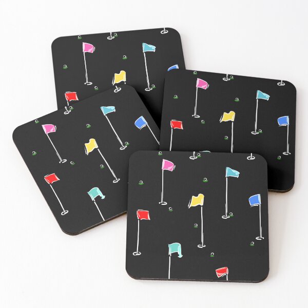 Item preview, Golf Puttin’ on the Green | Black + Multi designed and sold by L Diane Johnson.