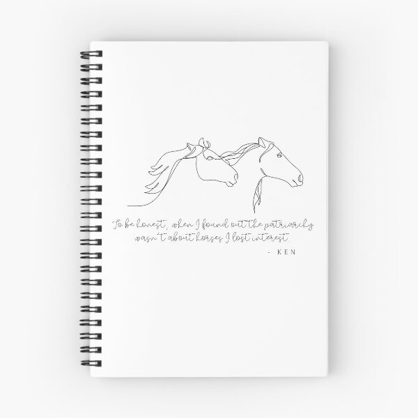 Item preview, To be honest, when I found out the patriarchy wasn't about horses, I lost interest.  designed and sold by Christie Olstad.
