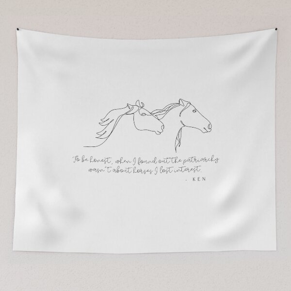 Item preview, To be honest, when I found out the patriarchy wasn't about horses, I lost interest.  designed and sold by Christie Olstad.