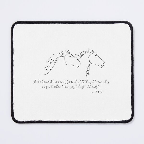 Item preview, To be honest, when I found out the patriarchy wasn't about horses, I lost interest.  designed and sold by Christie Olstad.