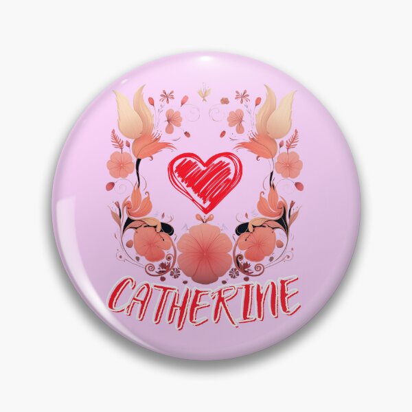 Item preview, Catherine Name with Heart designed and sold by Molineriani.