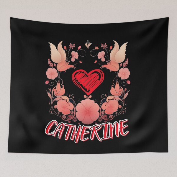 Item preview, Catherine Name with Heart designed and sold by Molineriani.