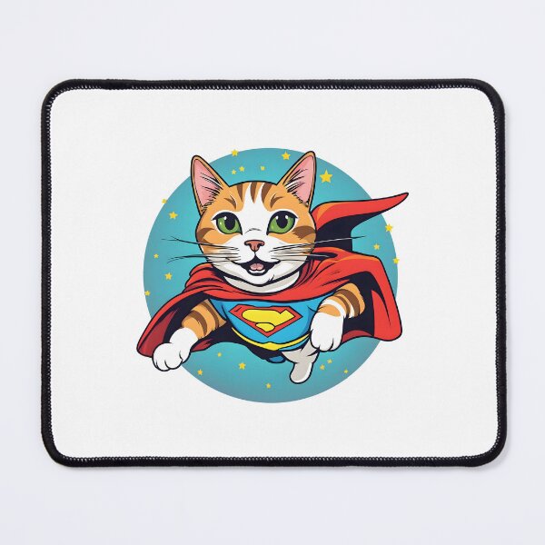 Item preview, Flying super cat designed and sold by uglitangelo.