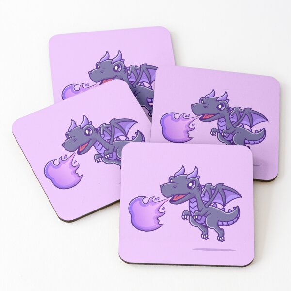 Item preview, Fiery Friend: Cute Dragon with Fire Cartoon designed and sold by hjian8219.
