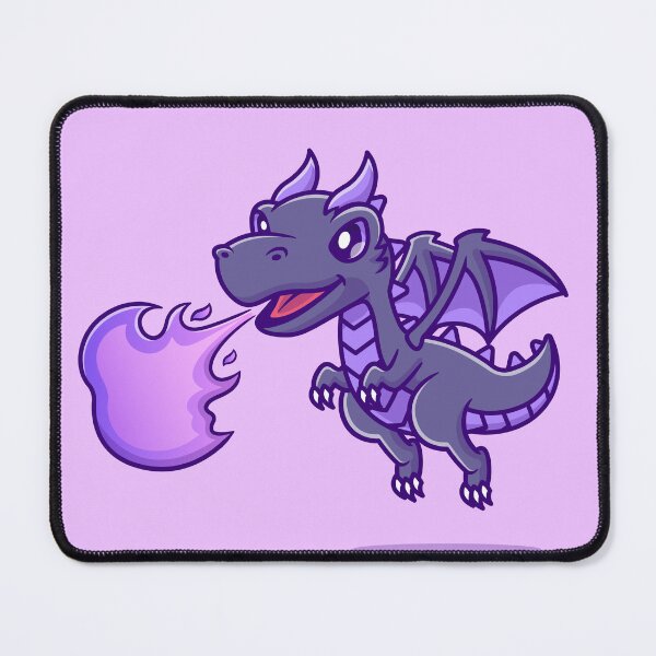 Item preview, Fiery Friend: Cute Dragon with Fire Cartoon designed and sold by hjian8219.