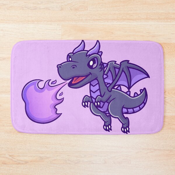 Item preview, Fiery Friend: Cute Dragon with Fire Cartoon designed and sold by hjian8219.