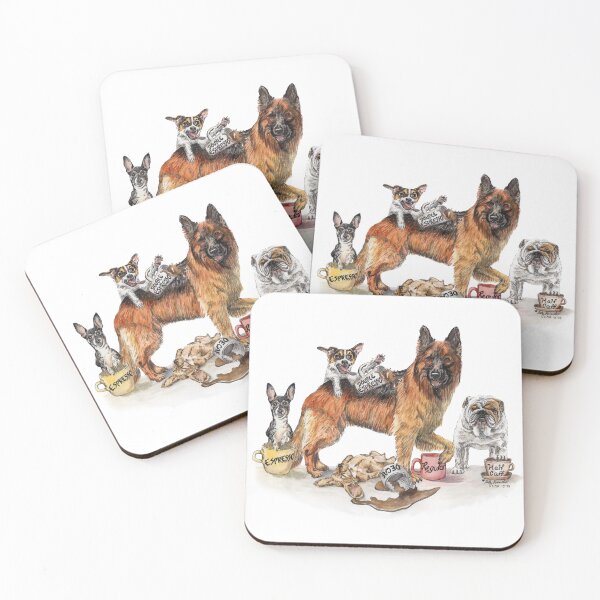 Item preview, Coffee Dogs designed and sold by HollySimental.