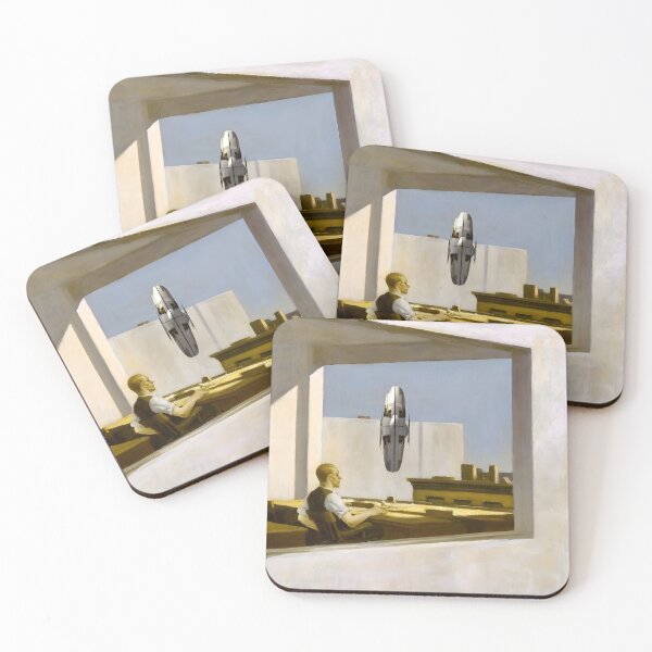 Item preview, Sentinel in "Office in a Small City" Edward Hopper designed and sold by accidentallysf.