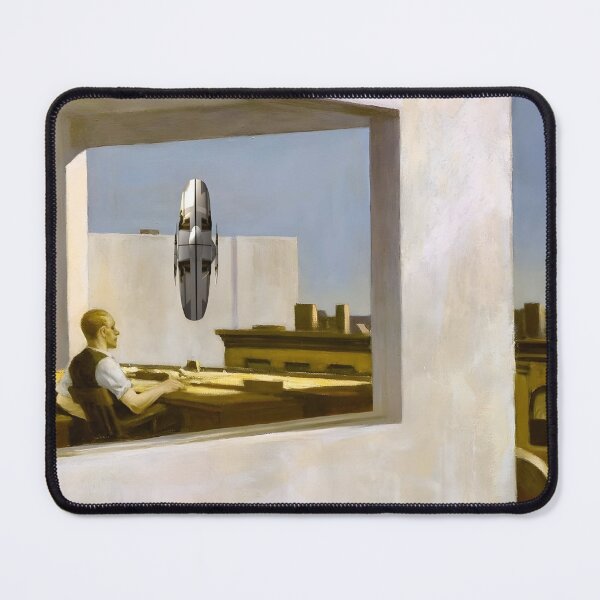 Item preview, Sentinel in "Office in a Small City" Edward Hopper designed and sold by accidentallysf.