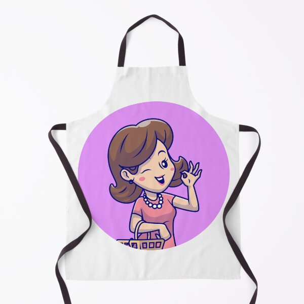 Item preview, Retail Therapy: Cute Woman Shopping Cartoon designed and sold by hjian8219.