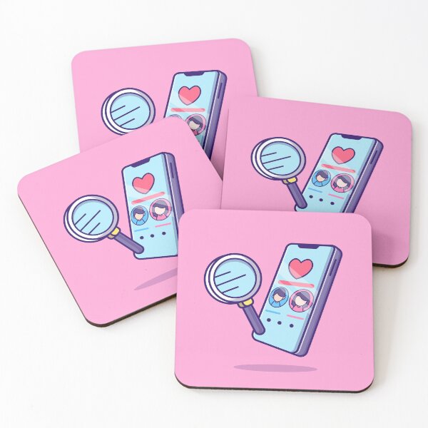 Item preview, Love Connections: Dating App Mobile Phone Cartoon designed and sold by hjian8219.