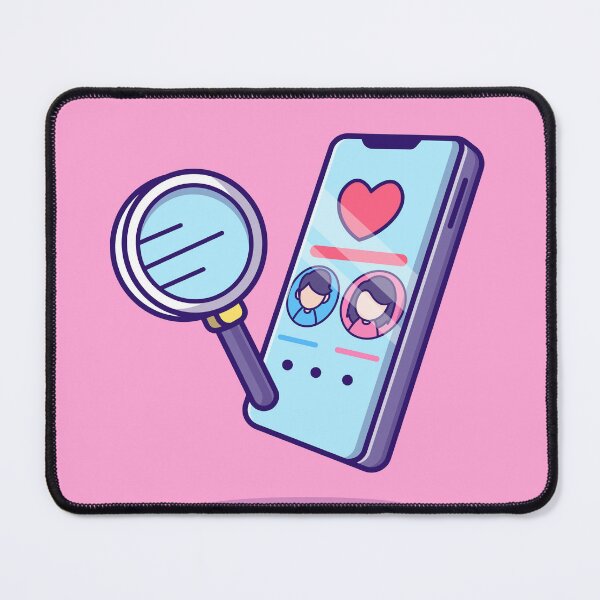 Item preview, Love Connections: Dating App Mobile Phone Cartoon designed and sold by hjian8219.