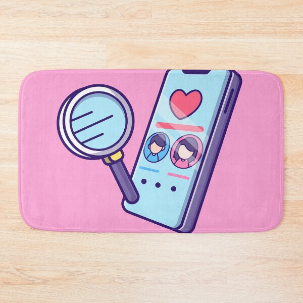 Item preview, Love Connections: Dating App Mobile Phone Cartoon designed and sold by hjian8219.