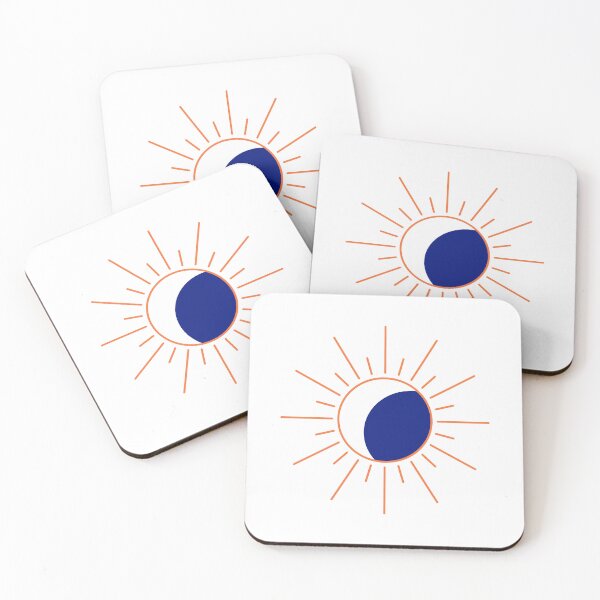 Item preview, Orange and blue Sun & Moon designed and sold by Allie Rockhill.
