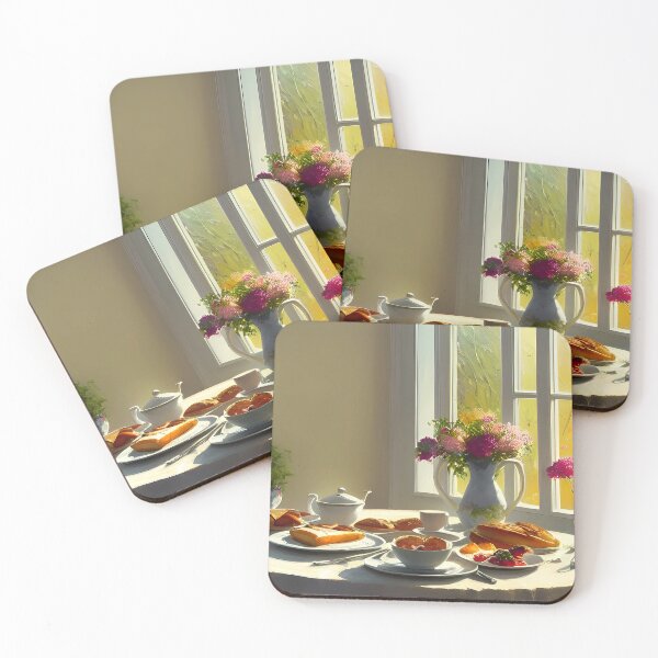 Item preview, Fancy Breakfast Painting designed and sold by Electric-Canvas.