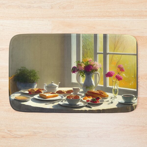 Item preview, Fancy Breakfast Painting designed and sold by Electric-Canvas.