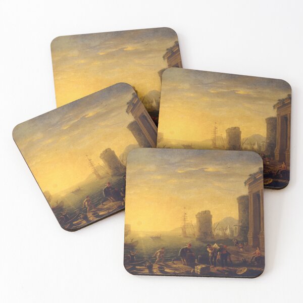Item preview, Morning in the Harbour (Claude Lorrain) designed and sold by ArtHistorical.