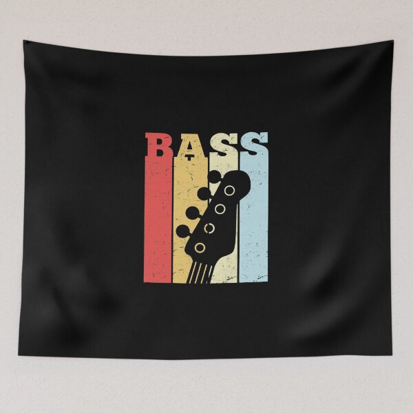 Item preview, Vintage Bass Guitar Neck Funny Bassist Birthday Retro Guitar designed and sold by UtHuynh.