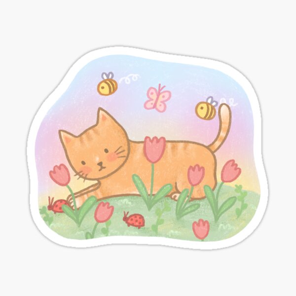 Item preview, Spring Cat designed and sold by ZowaStudio.