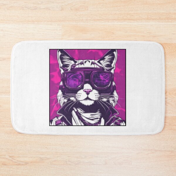 Item preview, Pixelated cool cat designed and sold by uglitangelo.