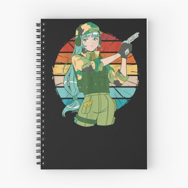 Item preview, Vintage cool anime girl in an army uniform holding a gun designed and sold by UtHuynh.