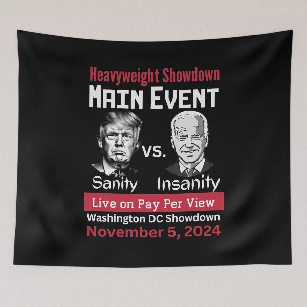 Item preview, Sanity vs. Insanity Heavyweight Main Event Live on Pay Per View  designed and sold by Hiremeamerica.