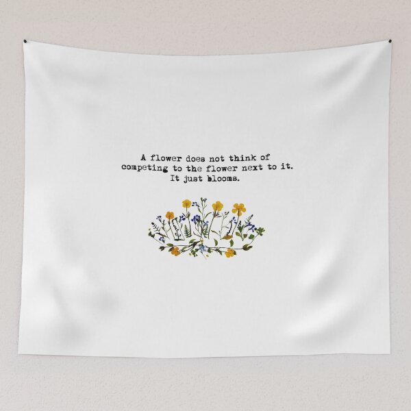 Item preview, A flower does not think of competing with the flower next to it. It just blooms designed and sold by tablespoon.