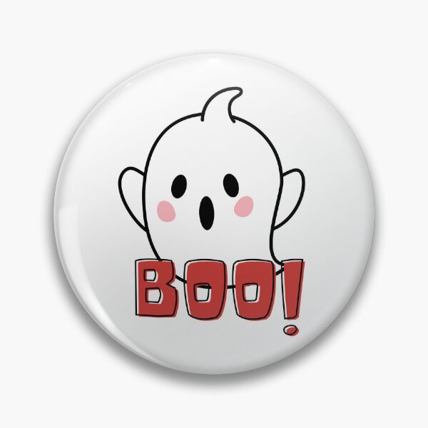 Item preview, Boo - Cute Ghost - Creepy Kwaii Ghost designed and sold by Restless Mortal.
