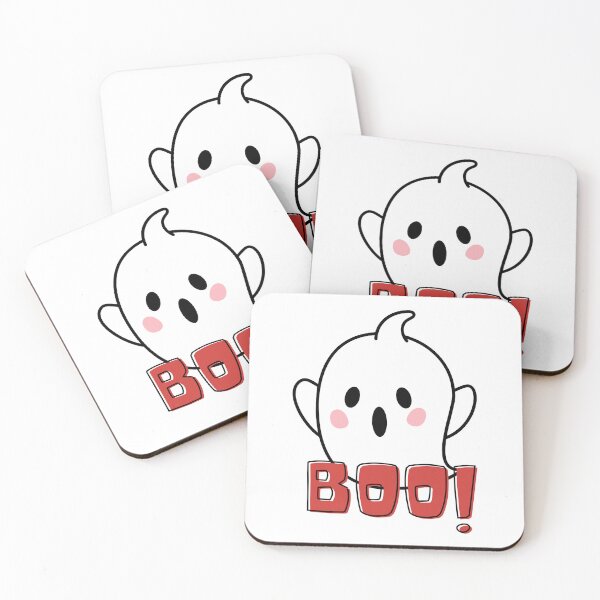 Item preview, Boo - Cute Ghost - Creepy Kwaii Ghost designed and sold by Restless Mortal.