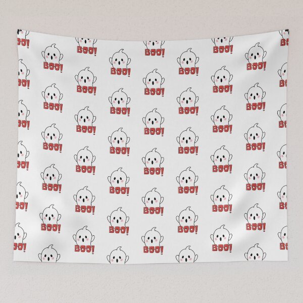 Item preview, Boo - Cute Ghost - Creepy Kwaii Ghost designed and sold by Restless Mortal.
