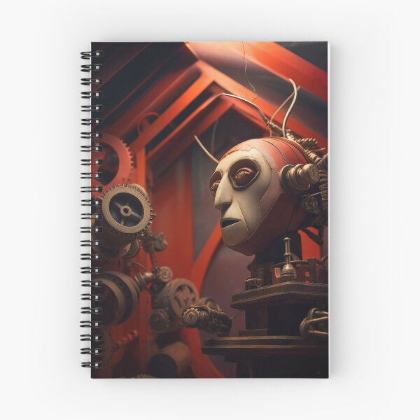 Item preview, Red Robot Puppet Head on Workbench designed and sold by Peter LOPEZ.