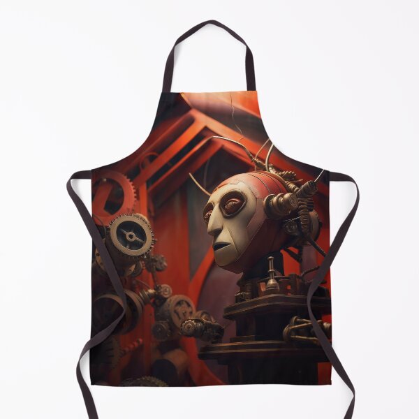 Item preview, Red Robot Puppet Head on Workbench designed and sold by Peter LOPEZ.