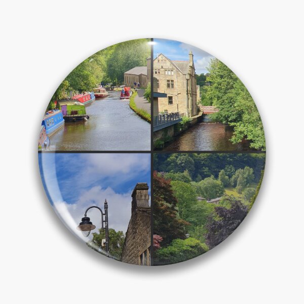 Item preview, Hebden Bridge UK town collage designed and sold by TalBright.