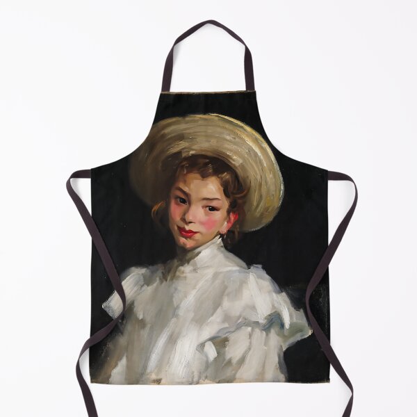Item preview, Dutch Girl in White - Vintrage American Painting designed and sold by HistorySimple.