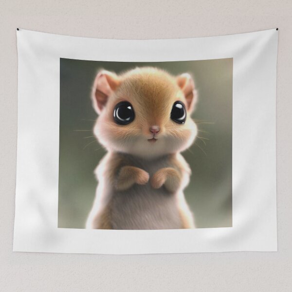 Item preview, Cute Baby Squirrel - Cute Baby Animals  designed and sold by baby-animal-art.