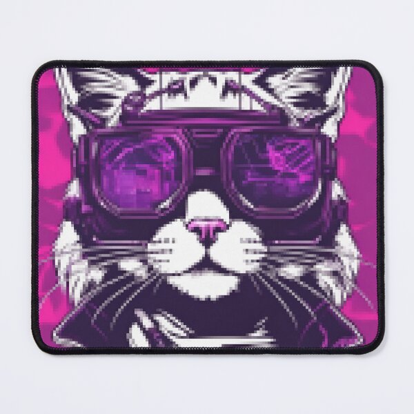 Item preview, Pixelated cool cat designed and sold by uglitangelo.
