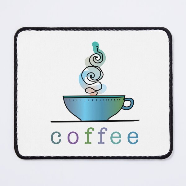 Item preview, cup of coffee in pastel colors designed and sold by HelenDBVickers.