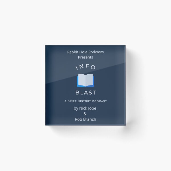 Item preview, InfoBlast Logo designed and sold by rabbitholepods.