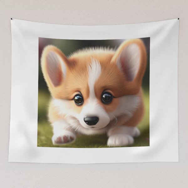 Item preview, Cute Corgi - Cute Baby Animals  designed and sold by baby-animal-art.