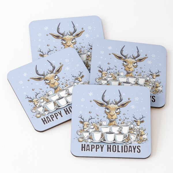 Item preview, Reindeer Coffee designed and sold by HolidayBug.