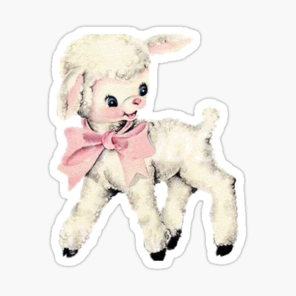 Item preview, vintage lamb designed and sold by girlpilled.