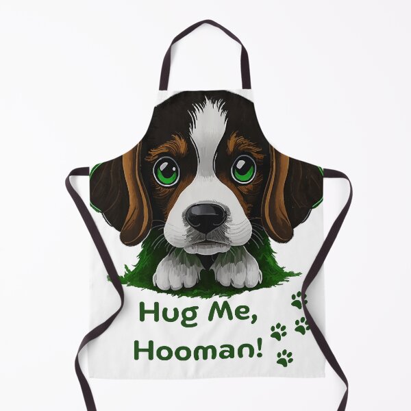 Item preview, Hug me Hooman, Adorable Puppy Hug designed and sold by tigerdevita.