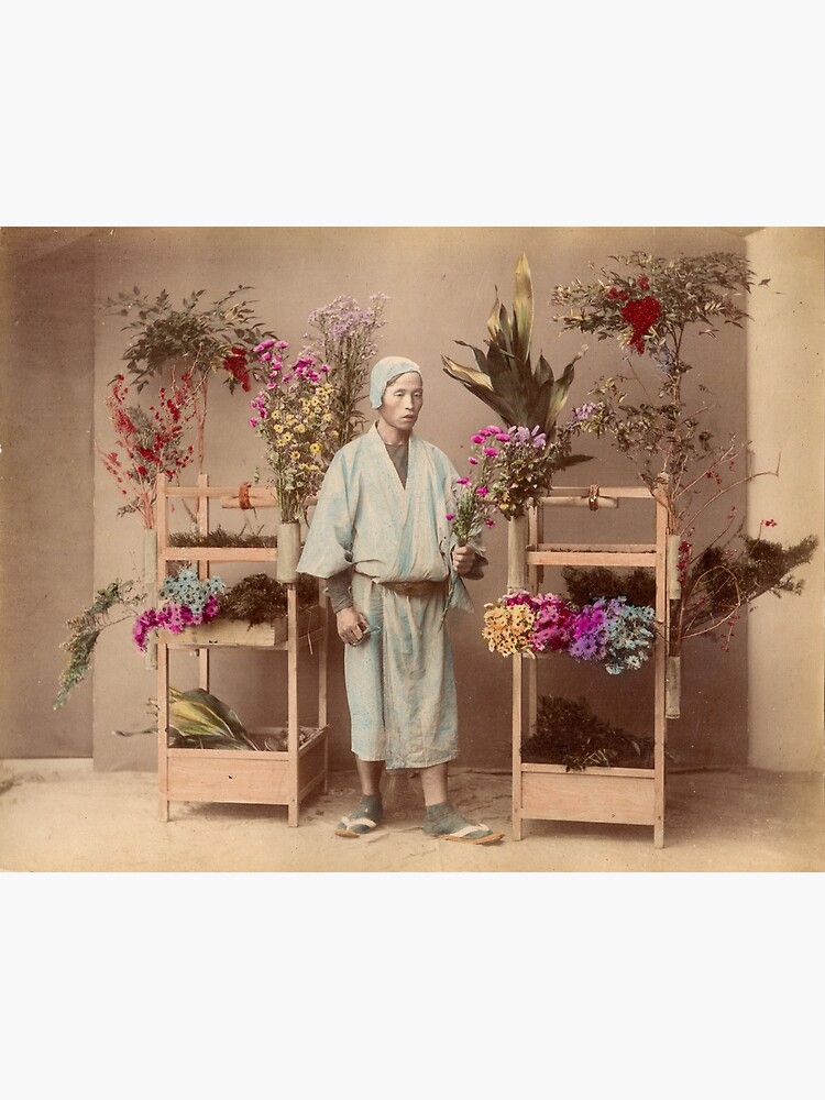 Japanese flower seller by Fletchsan