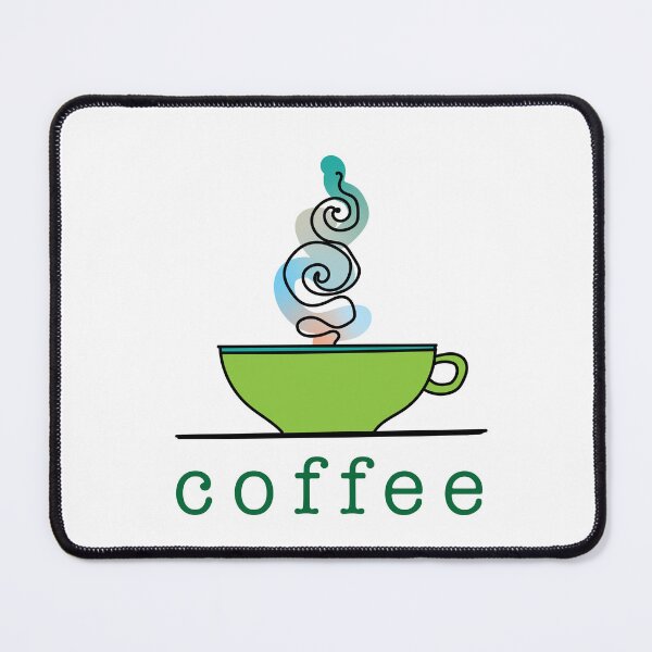 Item preview, cup of coffee in green cup designed and sold by HelenDBVickers.