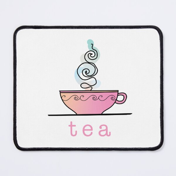 Item preview, cup of tea in pink designed and sold by HelenDBVickers.