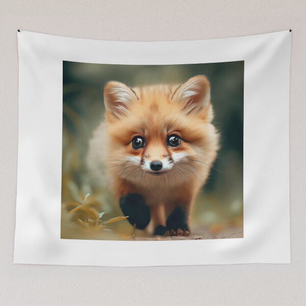Item preview, Cute Fox - Cute Baby Animals  designed and sold by baby-animal-art.