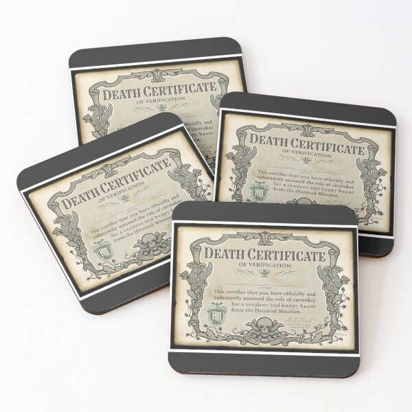 Item preview, Death certificate  designed and sold by Fortunacreator.